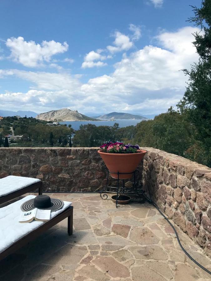 Serenity Villa Aegina Fantastic View Near The Beach Luaran gambar