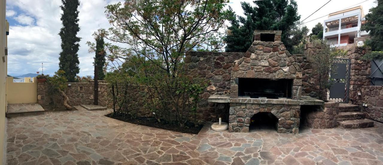 Serenity Villa Aegina Fantastic View Near The Beach Luaran gambar