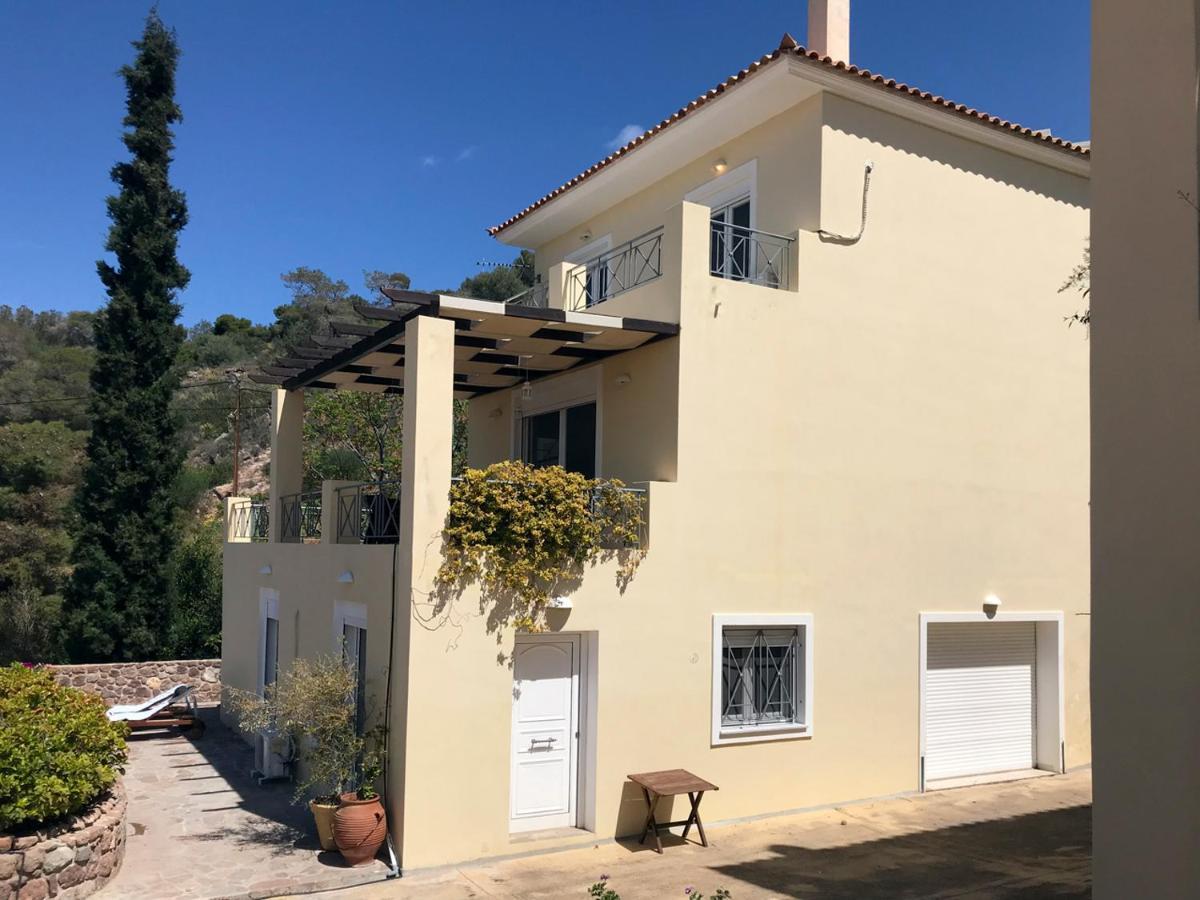 Serenity Villa Aegina Fantastic View Near The Beach Luaran gambar