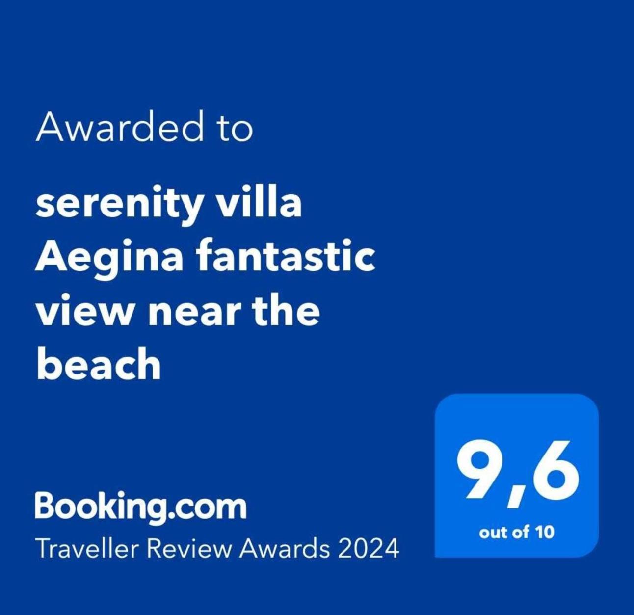 Serenity Villa Aegina Fantastic View Near The Beach Luaran gambar
