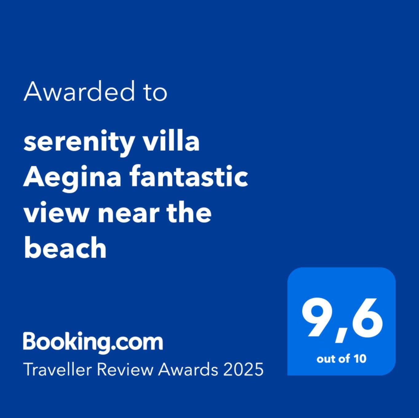 Serenity Villa Aegina Fantastic View Near The Beach Luaran gambar
